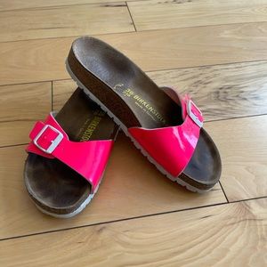 Birkenstock Madrid Slide Hot Pink Size 36